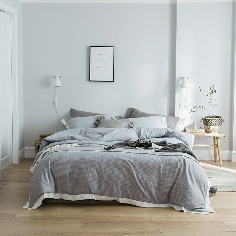 Модный Цветной Комплект постельного белья в европейском стиле пододеяльник