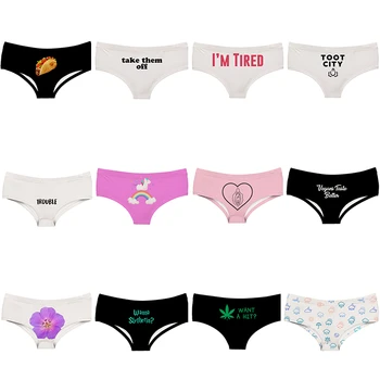 

Spice Taco Cute Weather Sexy Hot Print Female Lingerie Thongs Briefs Underwear For Women Cute Panties For Lady
