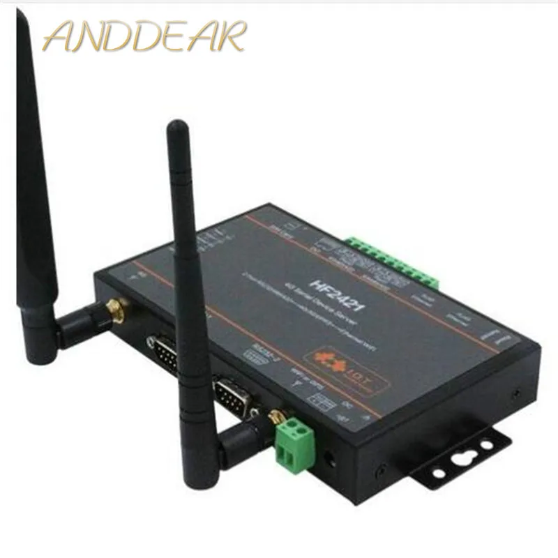 Модуль Wi-Fi с двойным портом последовательное устройство сервер RS232 RS485 RS422 для