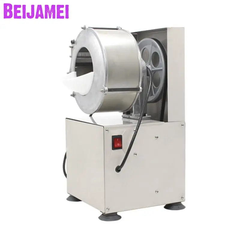 

BEIJAMEI 75KG/H Electric Vegetable Potato Cutter Machine Stainless Steel Potato Slicer Shred Potato Cutting Machine Price