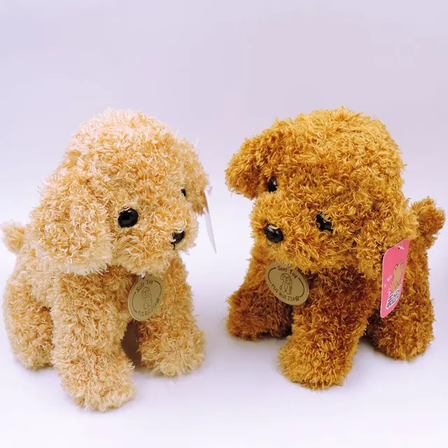 20CM Small Fluffy Puppy Plush Toy Teddy Dogs Stuffed Animals Soft Children Dolls Kids Toys