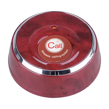 

Wireless Call Button Coaster Waiter Pager Transmitter Calling System Bell for Restaurant Hotel 433MHz Pageing System