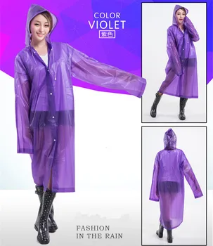

EVA Fashion Long Portable Women Men Rainwear Raincoat Rain Gear Rain Coat Rain Poncho Waterproof Suit for Fishing Motorcycle