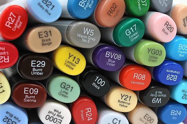 Фломастеры Copic для набросков 358 цветов оригинальные профессиональные маркеры