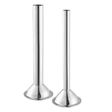 2 шт. нержавеющая сталь соответствует стандартам безопасности для пищевых продуктов колбаса шприц наполнения трубы воронки насадки запасные части для нашей колбасы производитель