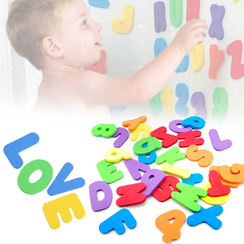 

36Pcs Random Education Alphabet Learning Toy Intelligence Foam Letters Numbers