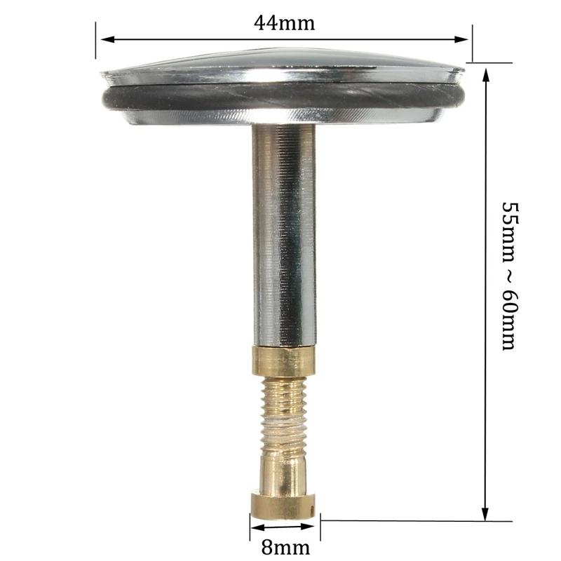 1 шт. 44 мм пробка для ванной сменная Ванна всплывающая заглушка для отходов только плоское уплотнение латунная ванная ванна сливное ситечко Самая низкая цена