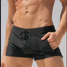 Мужские плавки для купания, шорты, сексуальные, карманный дизайн Sunga Masculina Для мужчин купальные шорты для купания шорты купальник Model224