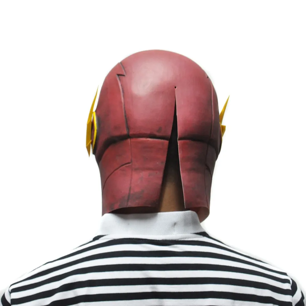 The Flash Mask DC Movie Cosplay Costume Prop Halloween Purim Full Head Latex