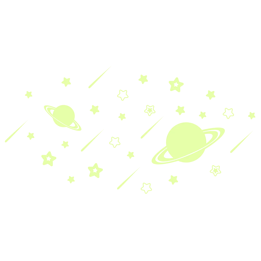 vinyl Luminous Wall Stickers Glow In The Dark Star Wall Stickers Galaxy moon Star Luminous Kids Room Decor Wallpaper Poster