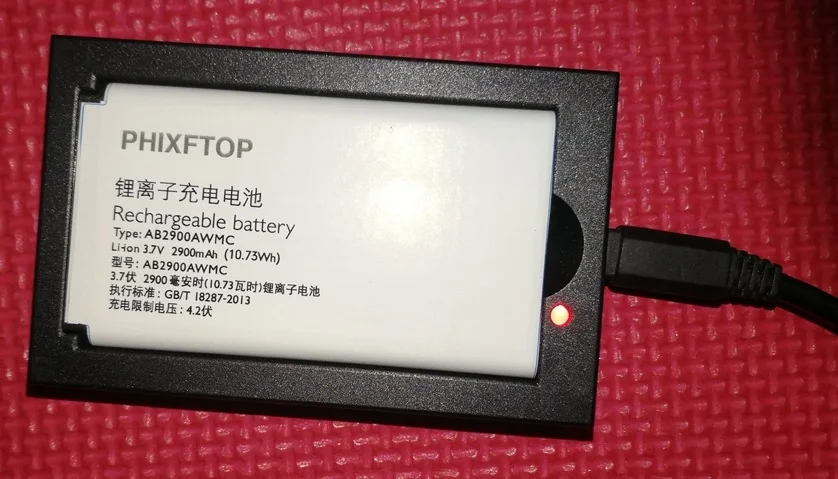 PHIXFTOP AB2900AWMC battery+Desktop for Xenium X1560 X1561 X5500 cellphone AB2900AWMT philips CTX1560 CTX1561 CTX5500 phone | Мобильные