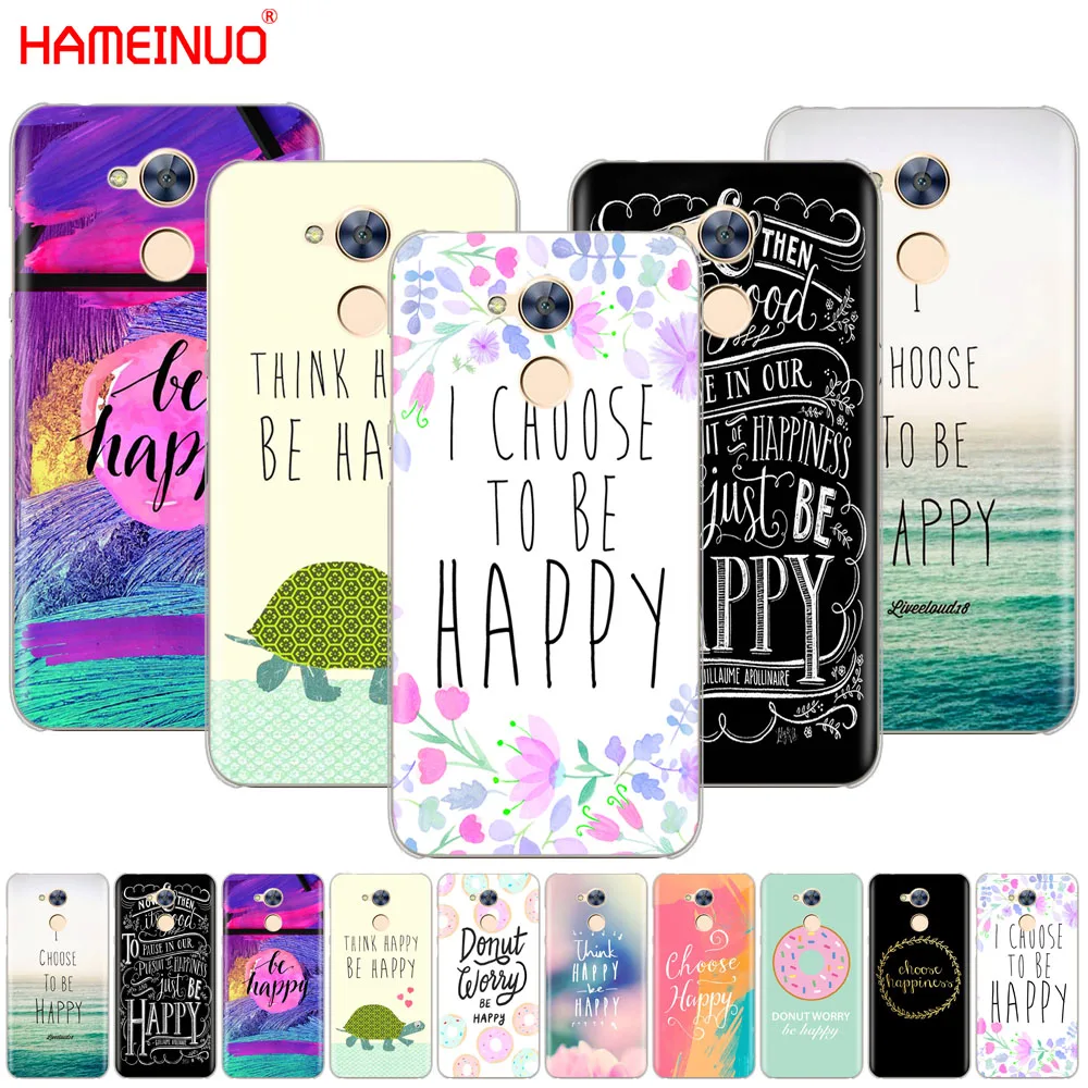 HAMEINUO Think Be Happy Choose чехол для телефона Huawei Honor 10 V10 4A 5A 6A 7A 6C 6X 7X 8 9 LITE | Мобильные