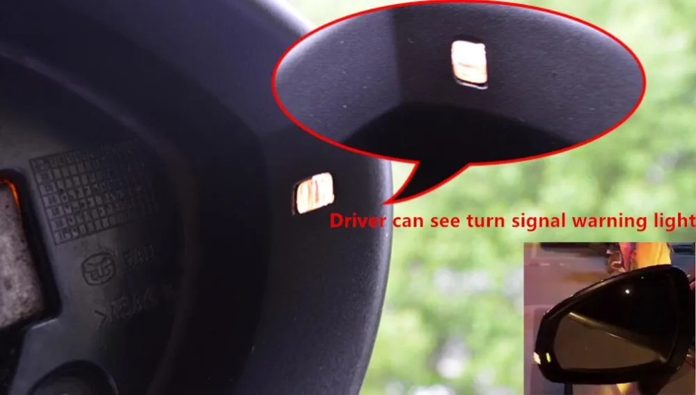Letin боковой зеркальный индикатор последовательного потока Динамический