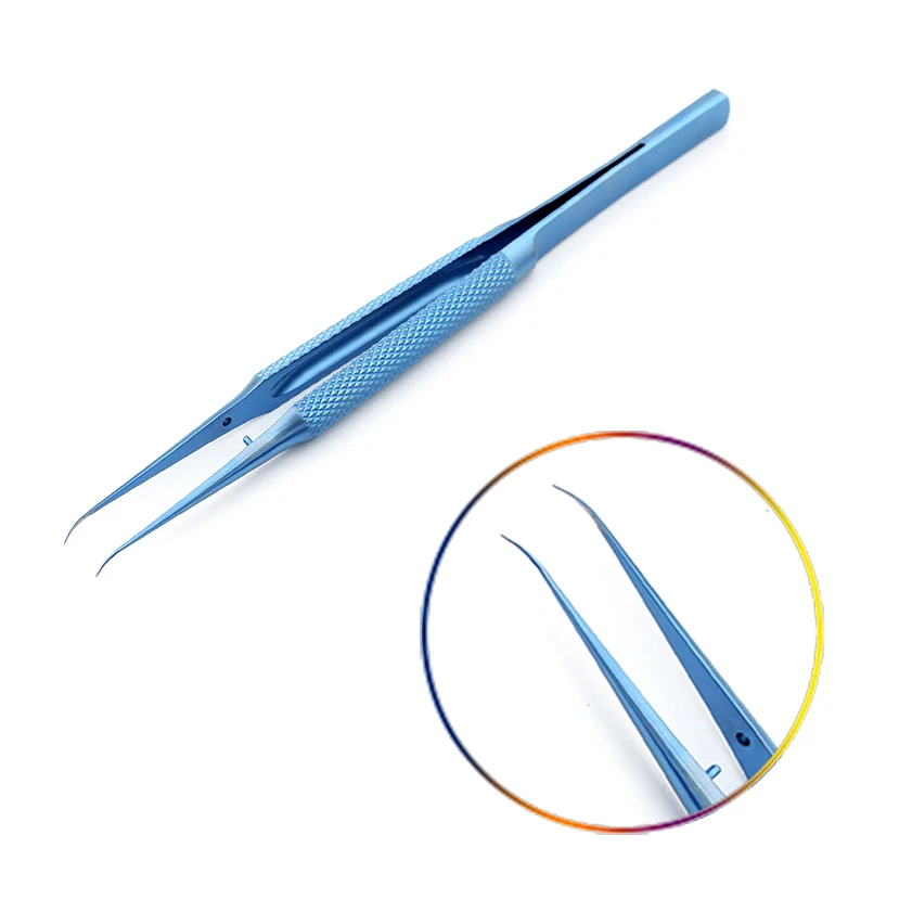  Titanium alloy tweezers professional maintenance tool 0.15mm edge precision fingerprint tweezers Ap