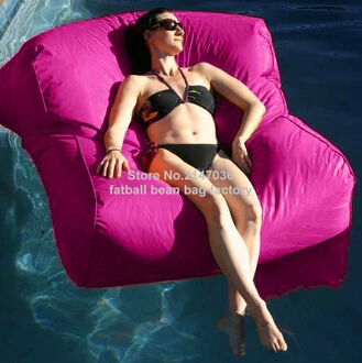 Relax on land, float on water outdoor 2 function bean bag chair, outdoor furniture beanbag sofa seat - external gardne chair set