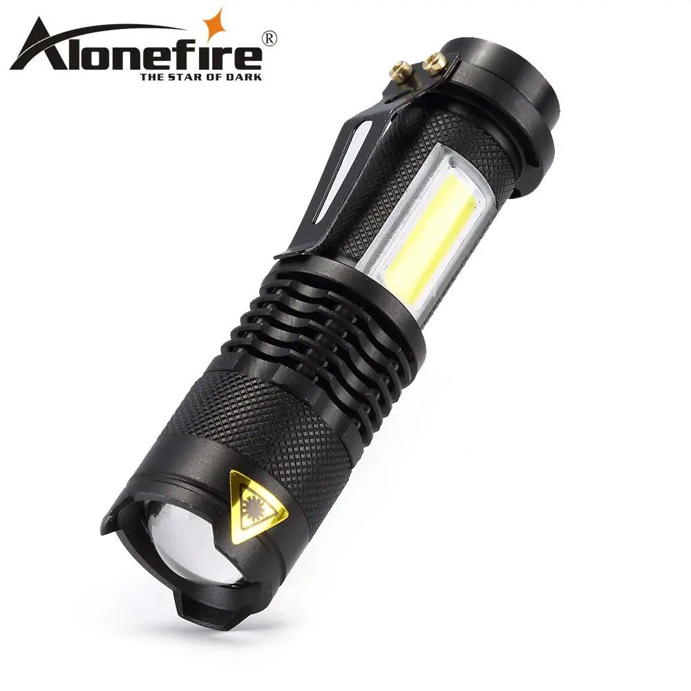 

AloneFire CREE XML SK68 COB 3800LM Mini Zoom LED Flashlight Work Light Waterproof Lamp Linterna