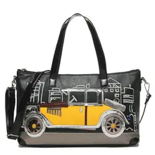 2016 NEUE PU lustige cartoon handtasche handgemachten frauen tasche mit spitze und perlen damen elegante pendeln tote umhängetasche