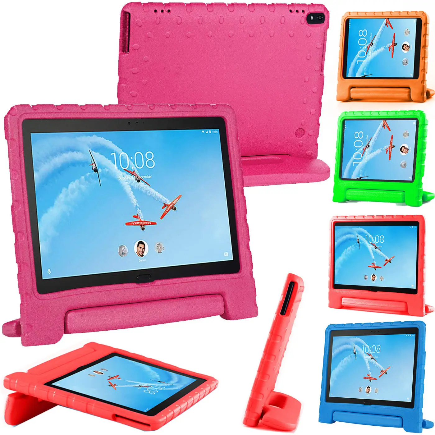 

Tough Childrens Eva kid-friendly Safe Shockproof Foam Handle Stand Case Cover For Lenovo Tab 4 8 Plus TB-8704