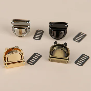 

1 pc Metal Clasp Turn Lock Twist Lock for DIY Handbag Bag Purse Hardware Closure Bag Parts Accessories