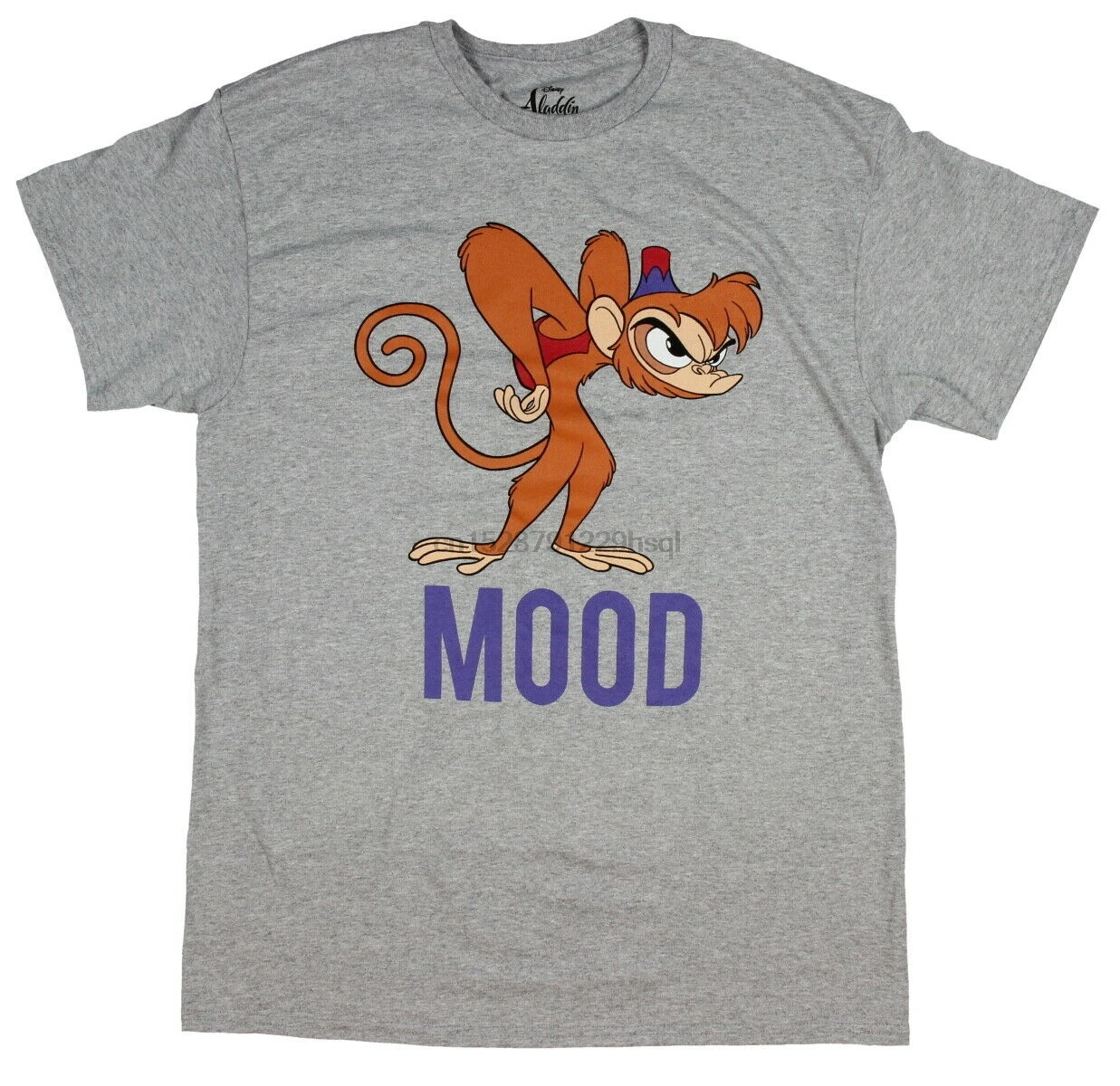 

T-shirt For Man Aladdin Thief Pet Monkey Abu Mood Musical Fantasy Men T-shirt