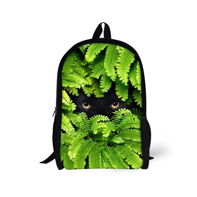 Cute Children School Bag Funny Jungle Tiger Color Space Pet 3D Printing Backpack for Primary Boys Girls Kids Book Bags Mochila - Цвет: C0026C