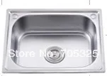 Kitchen Deck Mounted Stainless Square Brushed Finish Basin Vanity Faucet Sink AD-5040 | Обустройство дома