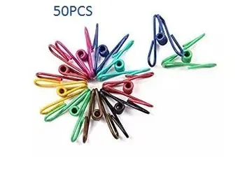 

50 pcs Multi-purpose Colorful Metal Clips Holders (50 pcs assorted colors)
