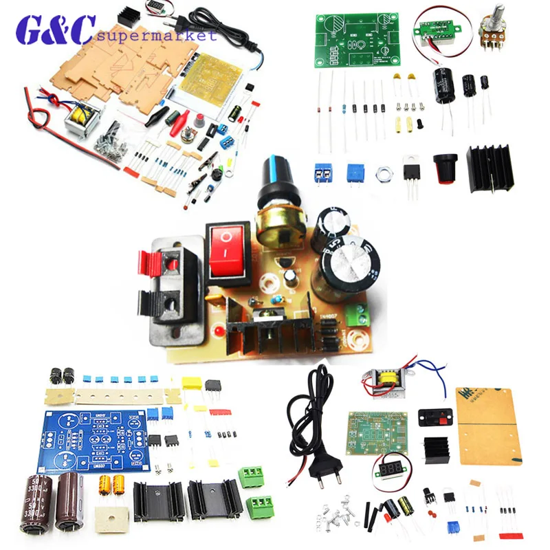 

DIY Kit LM317 Adjustable Regulated Voltage Power Supply Module PCB Board Electronic kits