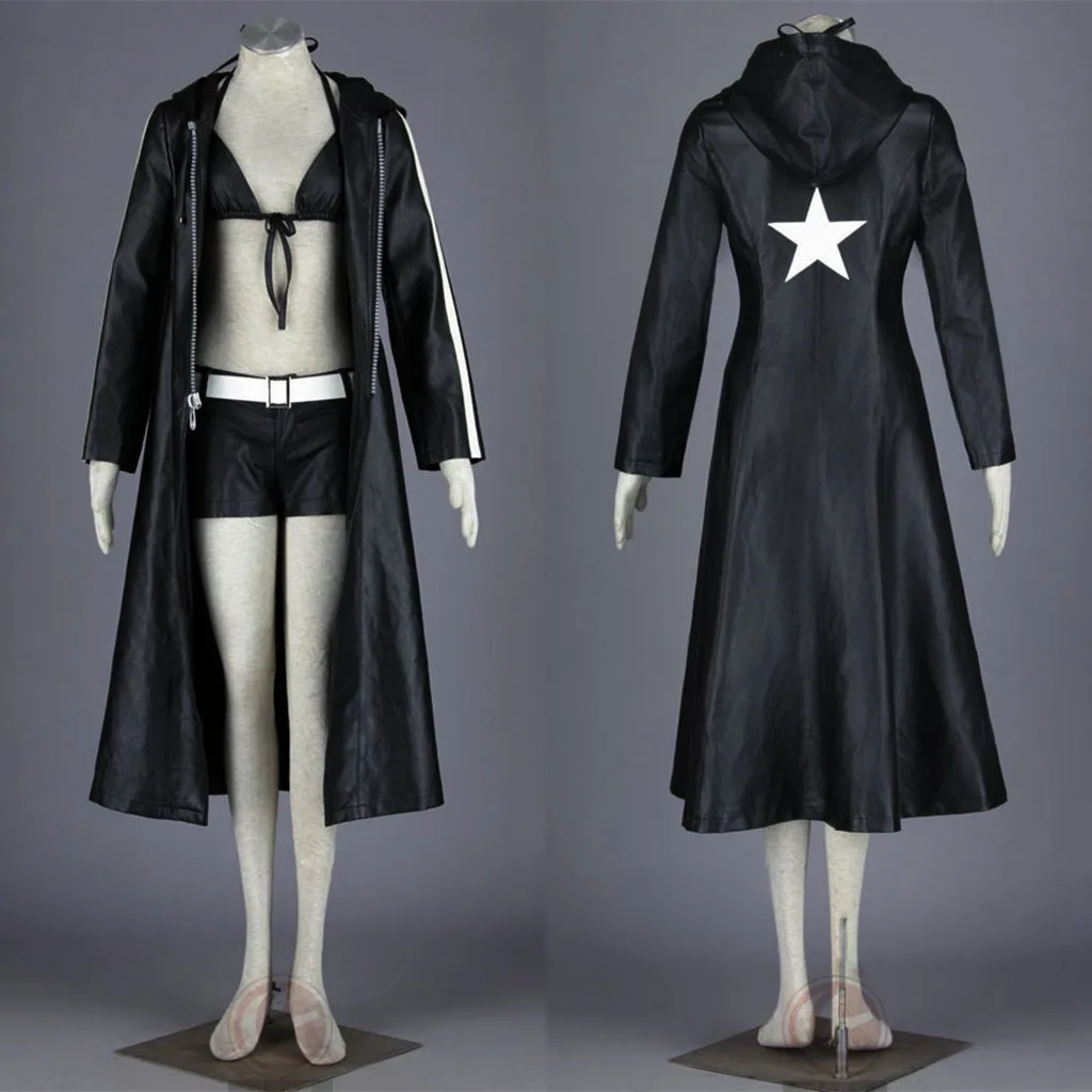 

Miku Cosplay Costume (Black Rock Shooter) from Black Rock Shooter Anime