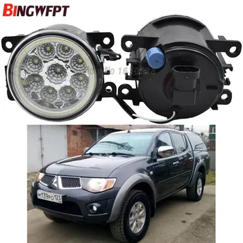 

2pcs Car LED Lamp H11 Fog Light with Angel Eye 12V For mitsubishi L200 2005/06/07/08/09/10/11/12
