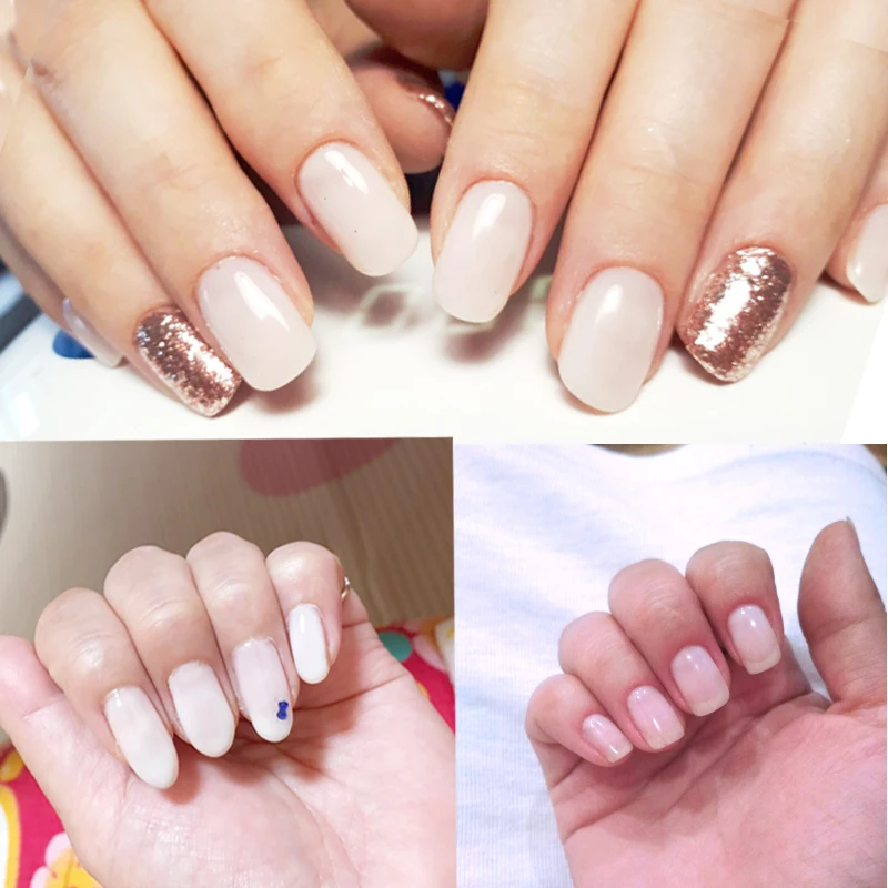 NAILWIND 8 мл Опаловый Желейный гель лак для ногтей верхнее Базовое покрытие