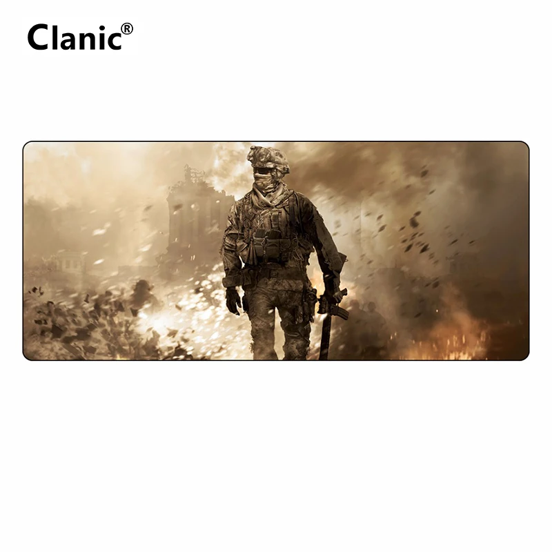 Большой игровой коврик для мыши 700*300 игр Call of Duty COD L XL скоростная версия черный