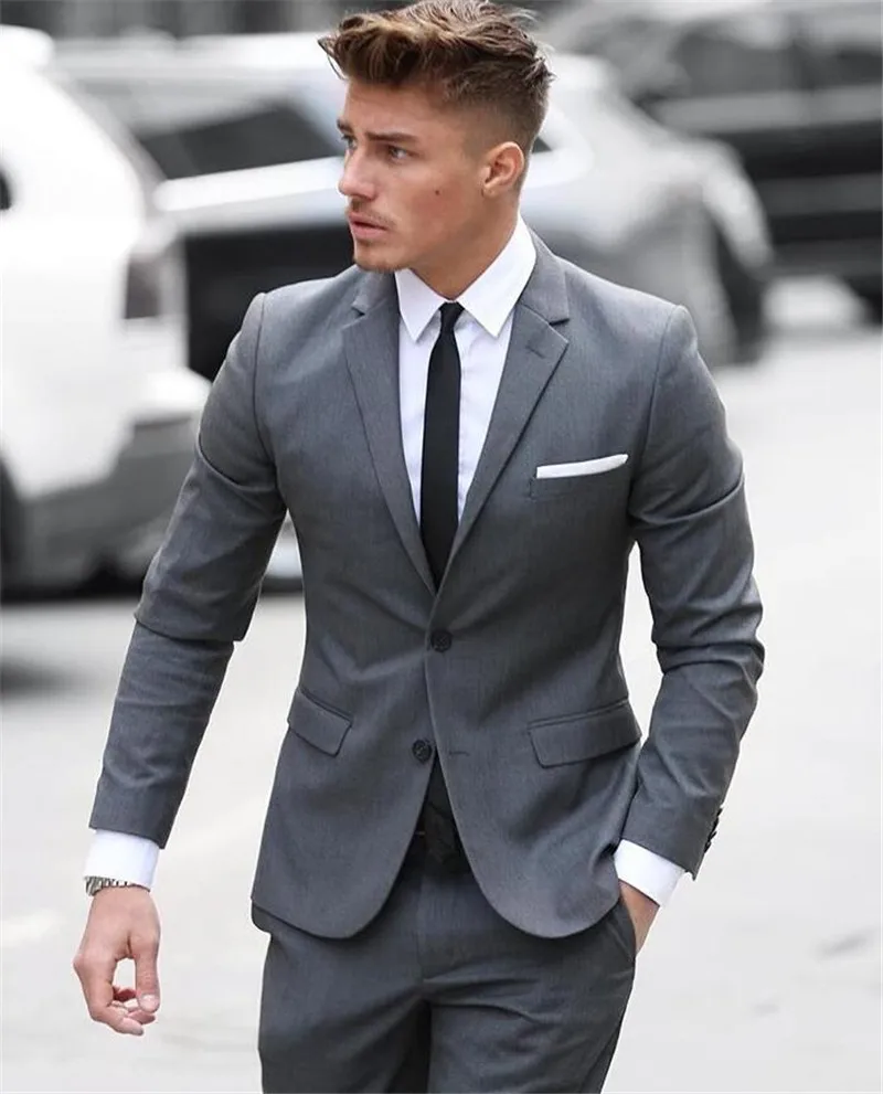 009 Вышитые пиковые лацканы Свадебный Мужской костюм Slim Fit 2 шт.(пиджак+ брюки) для свадьбы жениха смокинги формальный костюм на заказ - Цвет: 009