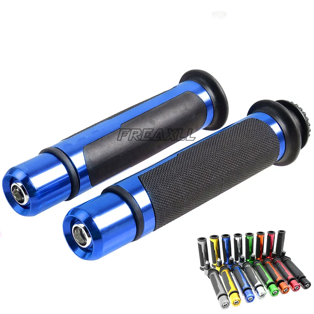 FREAXLL 22 мм 7/8 &quotCNC PVC руль для мотоцикла ручки универсальный Honda Yamaha Suzuki Kawasaki Ducati