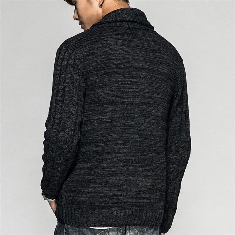 Mens Sweater Cardigan Males Twist Style Cardigan Clothings Fashion Thick Warm Colored Wool Sweaters Men Plus Size 4XL MuLS Brand 04
