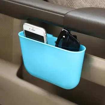 

Universal Mini Storage Box Container Car Interior Hanging Storage Box Trash Bin Car Garbage Box