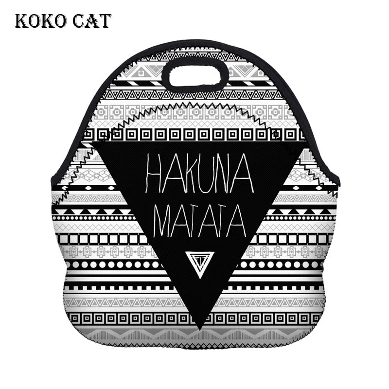 

Women Neoprene Insulated 3d Print Lunch Bags Kids Thermal Bag Student Portable Lunch Box Food Picnic Bags Tote Handbags