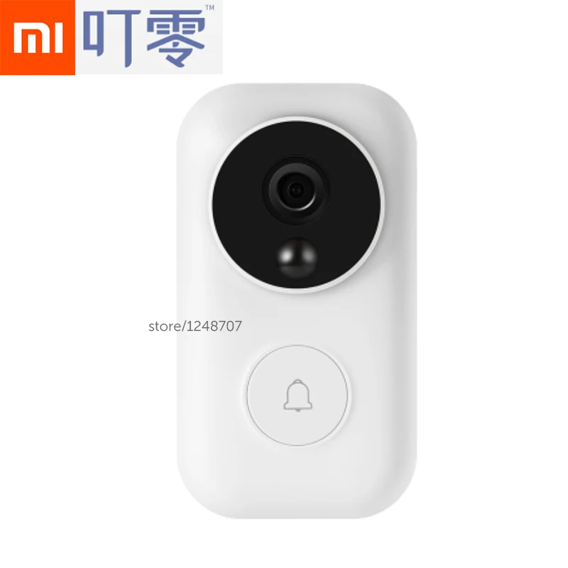 Xiaomi Mijia дверной звонок AI распознавание лица 720P IR двухстороннее аудио видео Обнаружение движения SMS Push домофон бесплатное Облачное хранилище - Цвет: Style 2