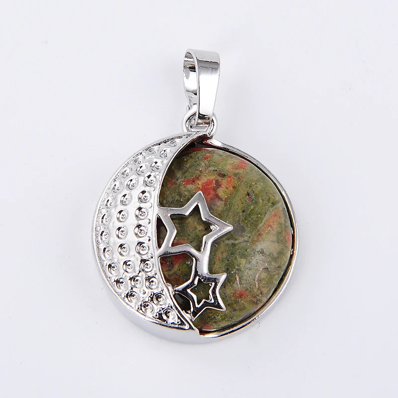 Женское ожерелье с подвеской в виде Луны и звезды|crystal pendant|fashion jewelryjewelry fashion |