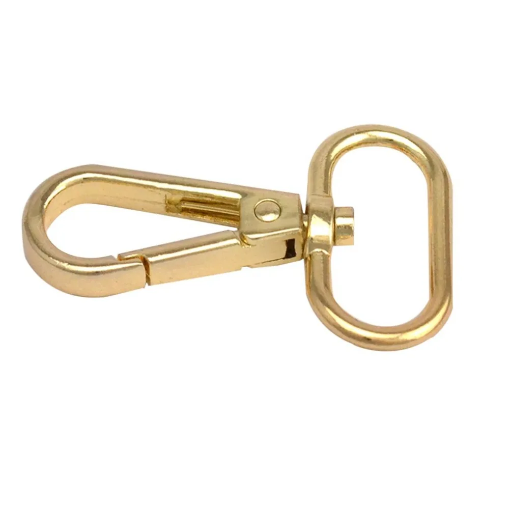 

20pcs/lot Luggage Bags Snap Hook 1inch Clamp Buckle Metal Hardware Alloy Firm Fastener Hanger Handbags Parts And Accessories