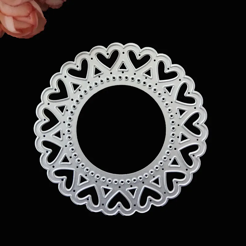 Metal Cutting Die Love Heart Scrapbooking Die Cuts Stencil DIY Embossing Craft Photo Album Decorative