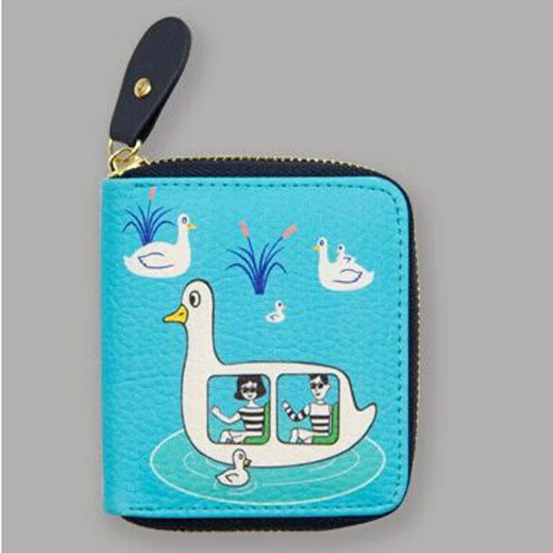 Женские мини сумочки Aurore and duck Tabom Market милые забавные бумажники для монет в