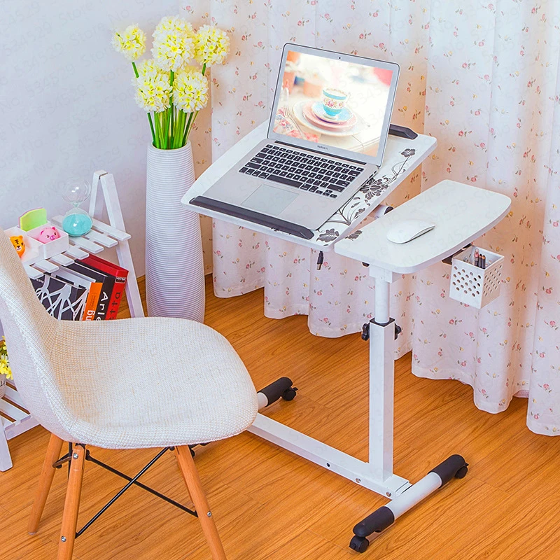 Регулируемый стол для компьютера Кровать обучения Хо использовать держать компьютерный стол ноутбук стол для домашнего офиса использовать складной, для мобильного прикроватный столик