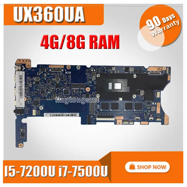 $US $207.10  laptop Motherboard For ASUS UX360UAK UX360UA UX360U Mainboard with 4G 8G/I5-7200U i7-7500U exchange