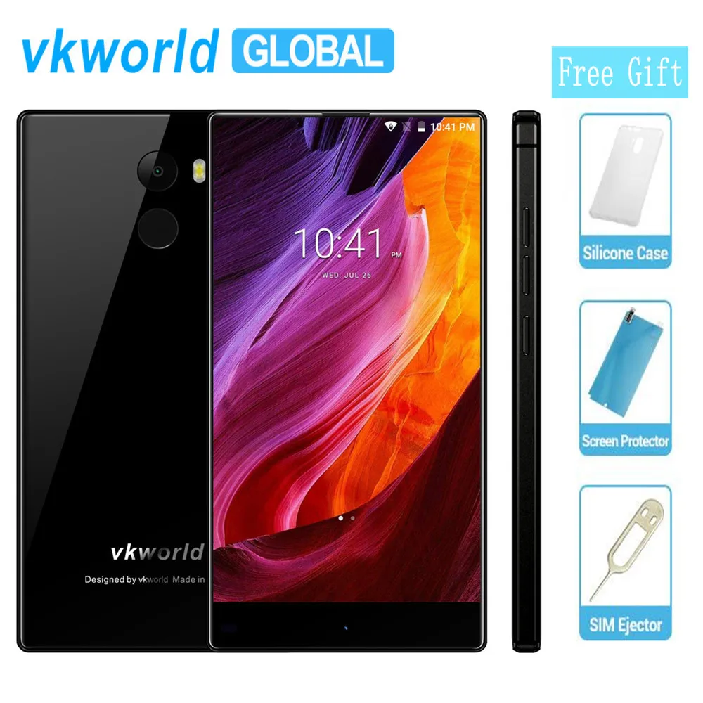 VKworld Mix Plus смартфон с 5 дюймовым дисплеем четырёхъядерным процессором MTK6737 ОЗУ 3 ГБ