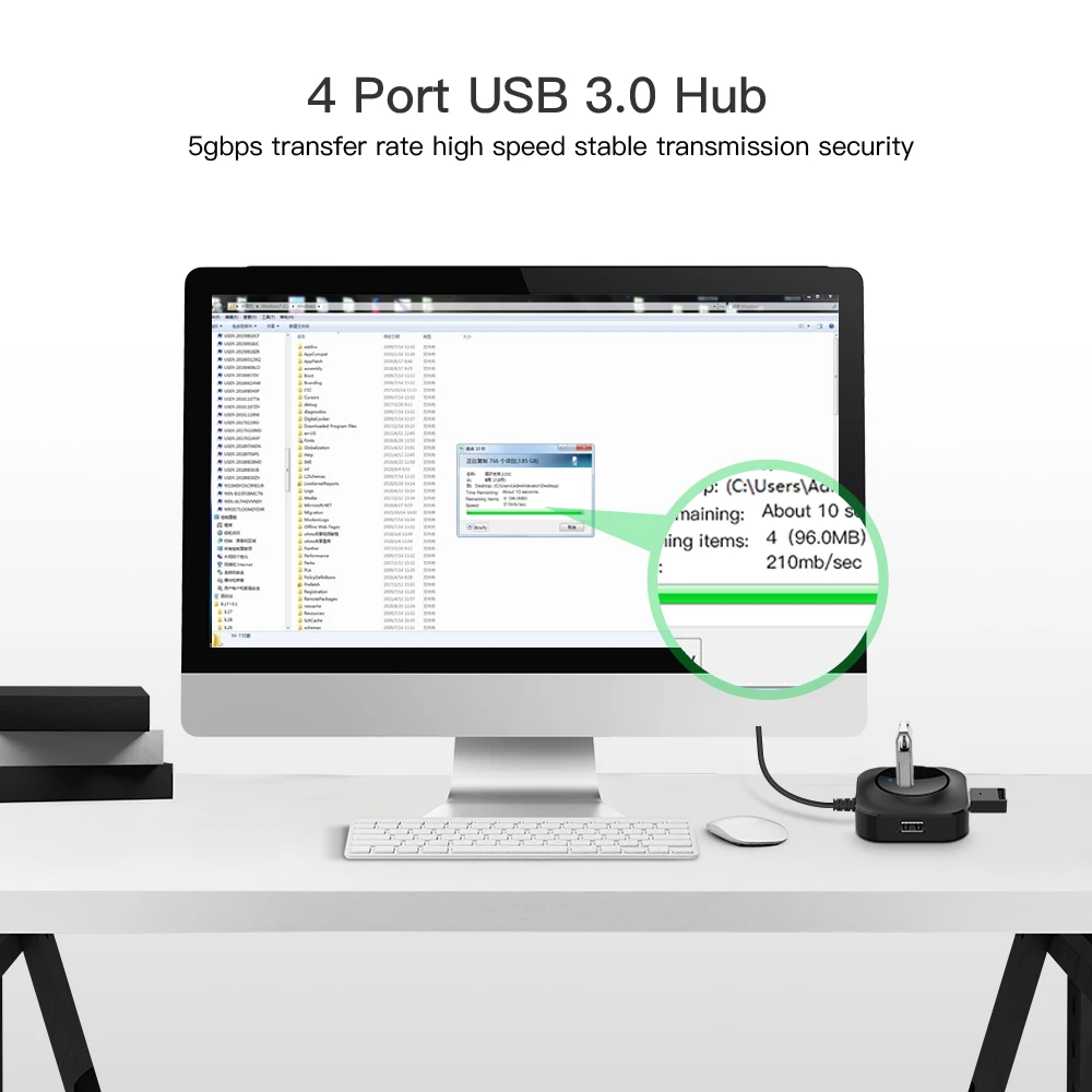 USB HUB многопортовый USB-адаптер 3,0 хаб Micro USB 2,0 хаб внешний 4 порты для компьютера интимные аксессуары портативных ПК