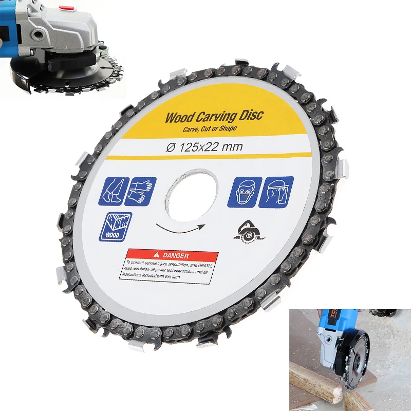 

Circular Saw Blade 125mm Grinder Saw Disc Carbide Tipped Wood Cutting Blade Power Tool Accessories use with 5in angle grinder