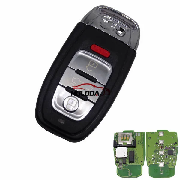 

For Audi 3+1 button keyless remote key with 315mhz For Audi A6, A8, Q3,Q5,Q7, NPX F7945AC1500 CMK008 05 Tn617381 only your remot