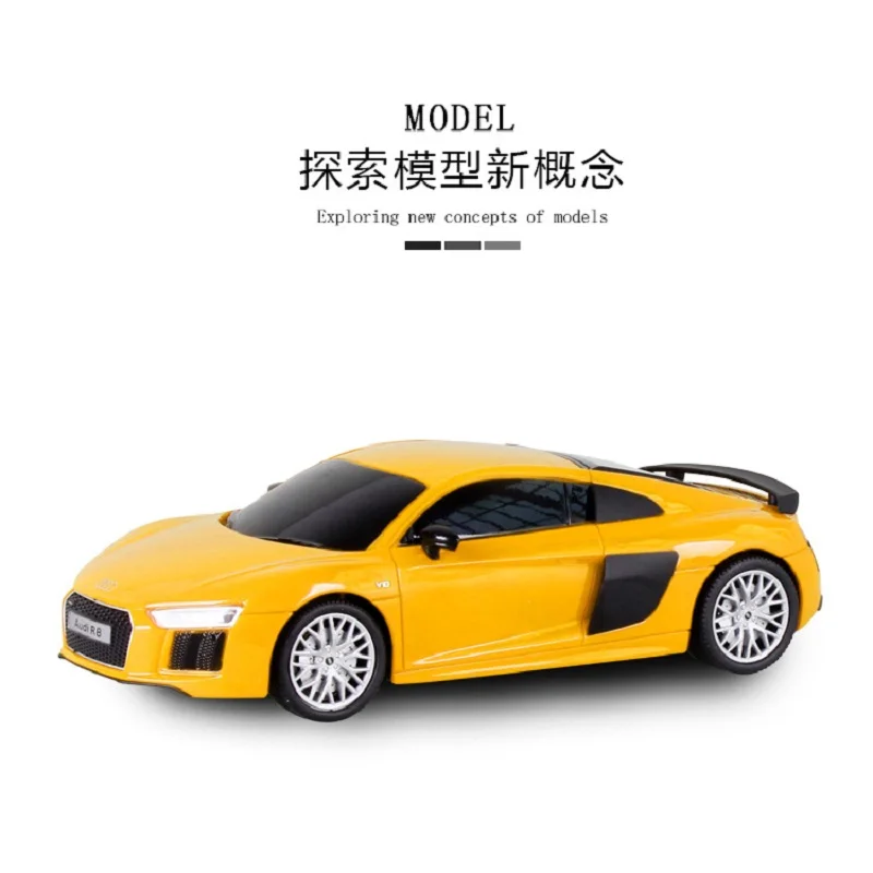 1:18 2,4G Audi R8 V10 GT высокоскоростная Радиоуправляемая машина, игрушка, высокая моделирования, устойчивая к падению, детская машина