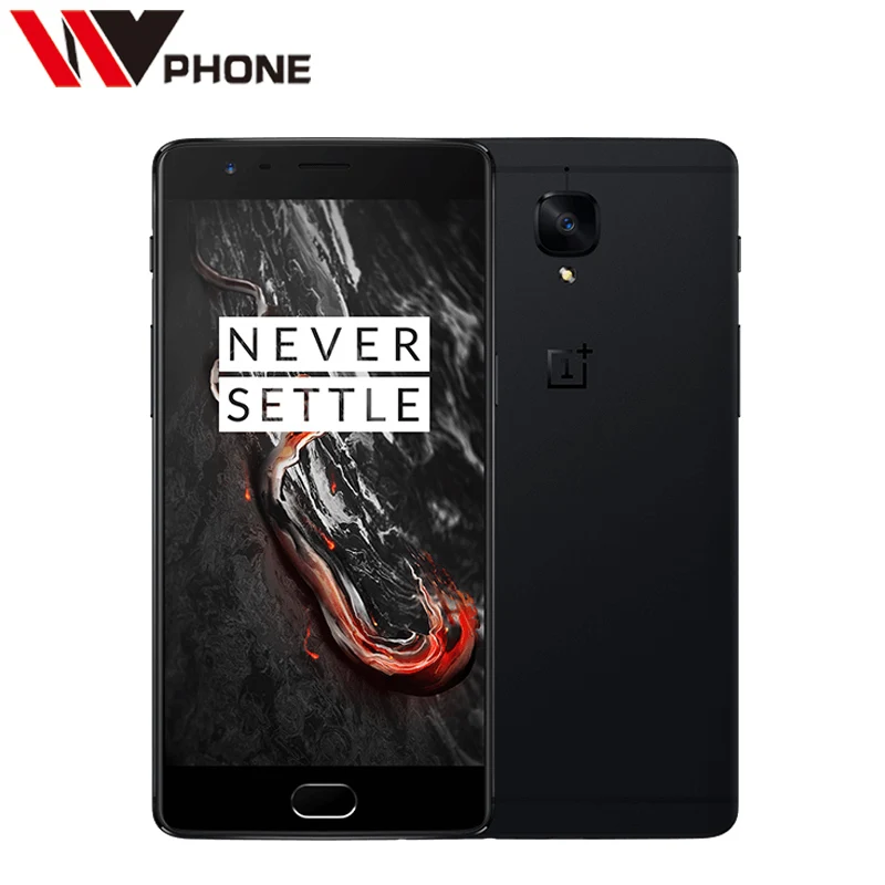 Original Oneplus 3t A3010 LTE 4G Mobile Phone Snapdragon 821 5.5" Android 6.0 6G RAM 64/128G ROM 16MP Fingerprint ID NFC